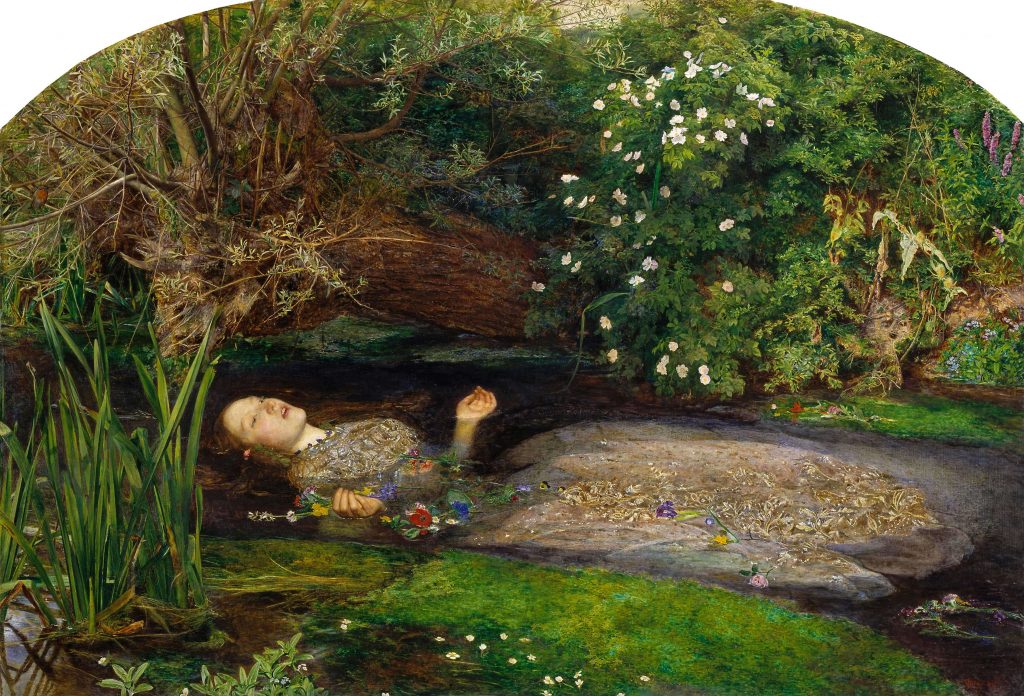 Ophelia by J E Millais
