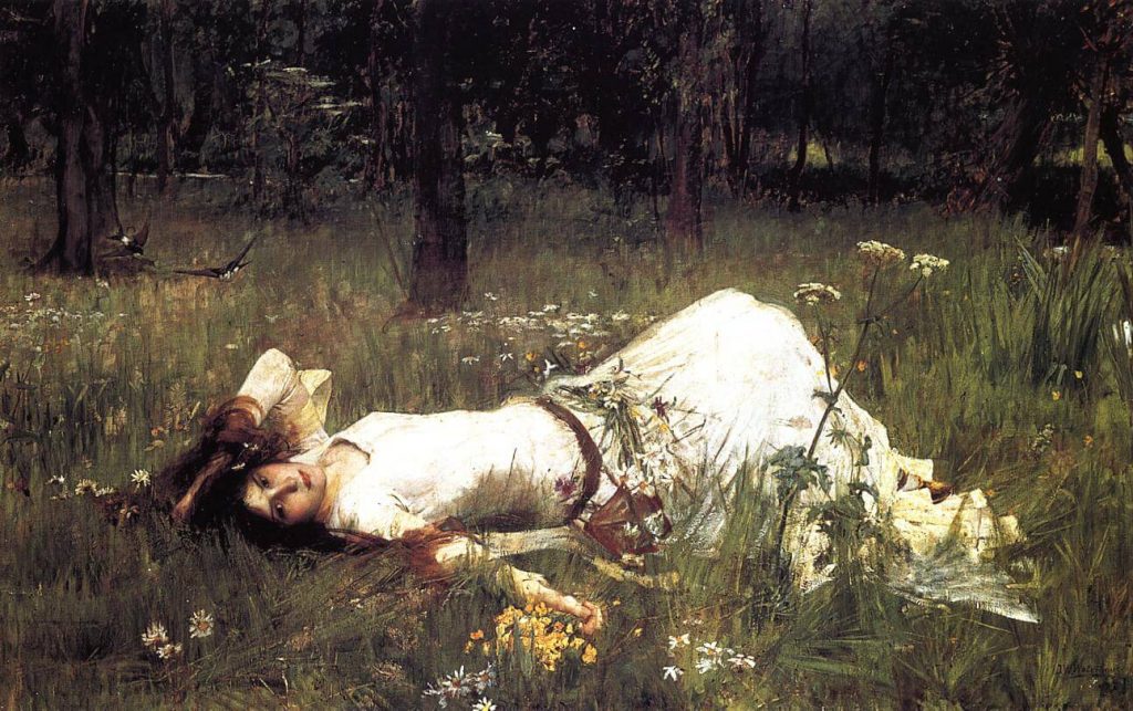 Ophelia by J W Waterhouse