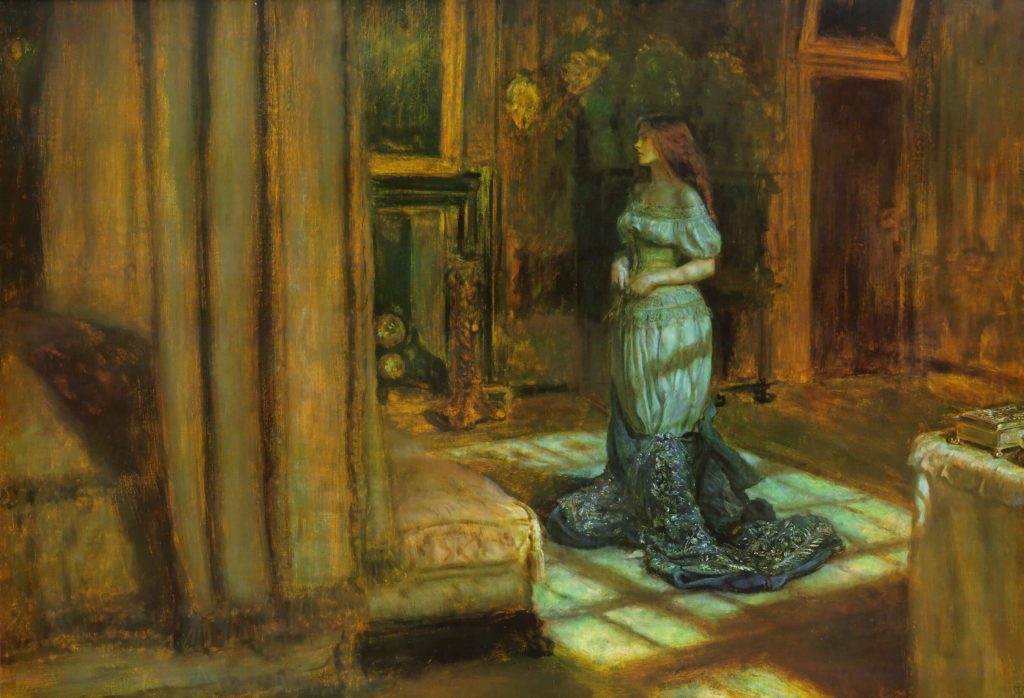 The Eve of St Agnes by J E Millais