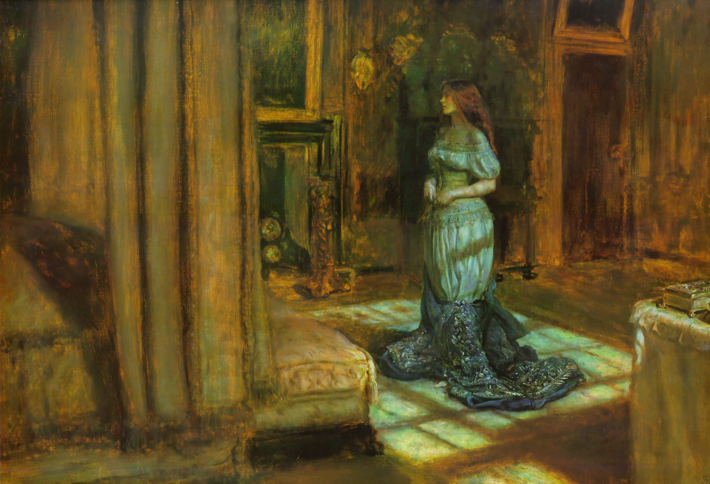 The Eve of St Agnes by J E Millais