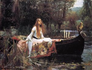 The Lady of Shallott by J W Waterhouse